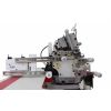 BRUCE BRC-5114TD-M03/333/KS/FR01 Overlock z łożem cylindrycznym, 2-igłowy, 4 nitkowy z górnym transportem, pnewmatychnym obcinaniem łańcuszka, podnosenime stopki oraz pnewmatychnymy rolkami FR01