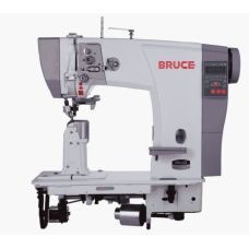 BRUCE BRC-6691 w pełni automatyczna 1-igłowa maszyna słupkowa z rolkowym transportem materiałów ✅✔️