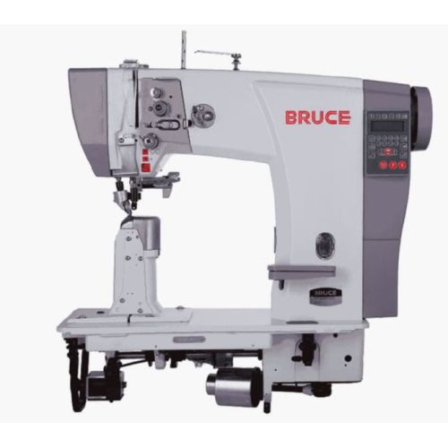 BRUCE BRC-6691 w pełni automatyczna 1-igłowa maszyna słupkowa z rolkowym transportem materiałów ✅✔️