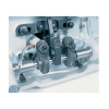 Highlead GC24608-2 qz dwugłówkowa maszyna z potrójnym posuwem na słupkowym łożu.